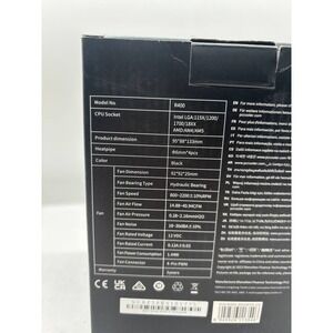 PCCOOLER - R400 CPU Air Cooler- Black